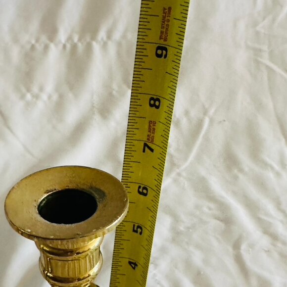 Set of 2 Valsan Vintage Brass Candle Stick Holders Made in Portugal - Picture 2 of 5